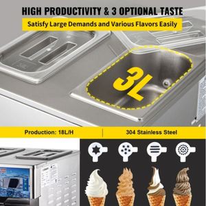 ไอศกรีมนุ่ม1200W 18L/H ที่มีรสชาติผสม2 + 1 - Product Image 2