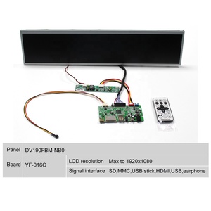 Thanh Kéo Dài 1920*360 300Nits Thanh Màn Hình <span class=keywords><strong>Lcd</strong></span> Tùy Chỉnh Sẵn Sàng Để Vận Chuyển DV190FBM-NB0 19.1 Inch - Product Image 2