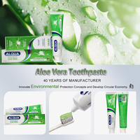 Dentifrice blanchissant à l'aloe vera, sans fluor, formule douce et naturelle, pour la vente en gros sous marque privée OEM/ODM