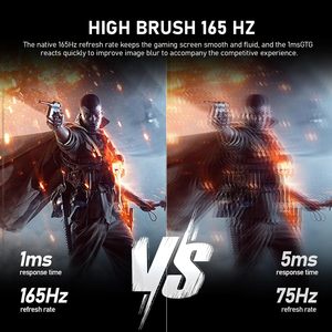 厂家直销32英寸16:9弯曲R1500发光二极管显示器165赫兹刷新率1920x1080便携式电脑显示器预算选项 - Product Image 3