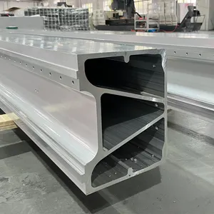 Custom Industrial 6005A-T5 aluminum beam extrude with aluminum profile for laser cutting machine