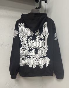 Vente chaude Top Qualité 100% Coton C'EST UN BEAUCOUP DE COUPH SIROP High Street Alphabet Trendy Brand Loose Casual Hoodie - Product Image 3