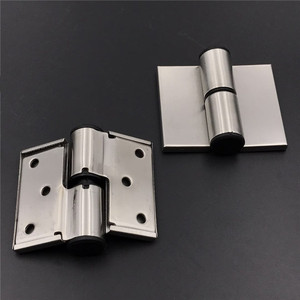 Bisagras gruesas de acero inoxidable 304 para divisiones de baños públicos y vestuarios con cierre automático elevable - Product Image 3