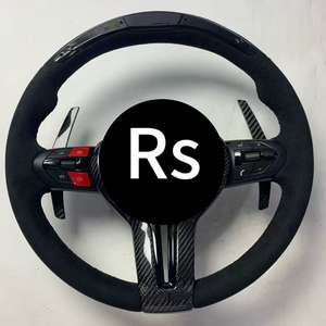 Volante Sportivo in Fibra di Carbonio e Pelle per BMW F10 F30 <span class=keywords><strong>F20</strong></span> F32 F36 F80 F82 M3 M4 <span class=keywords><strong>M</strong></span> Serie E Sport - Product Image 5