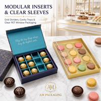 Boîtes de boulangerie personnalisées avec fenêtre pour pâtisserie et biscuit blister transparent 6 boîtes à biscuits Oreo au chocolat de 12 pièces