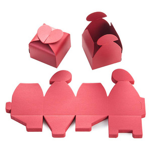 Nicro giá bán buôn Đảng ủng hộ túi giấy sô cô la điều trị có thể gập lại hộp quà tặng với trái tim valentine ngày Wedding Kẹo hộp - Product Image 5