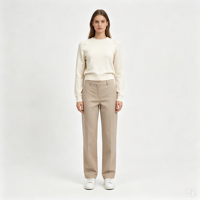 Pull-over décontracté à manches longues en maille fine menthe de haute qualité Janis Undefined Custom, OEM & ODM, pour l'automne
