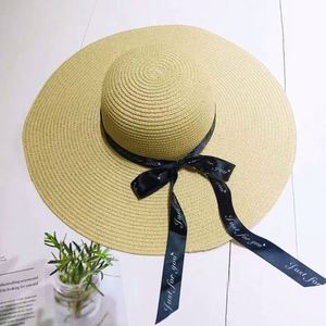 Chapeaux de plage Panama vietnamiens en paille, surdimensionnés, pliables, pour l'extérieur, avec logo personnalisé, pour femmes et enfants - Product Image 2