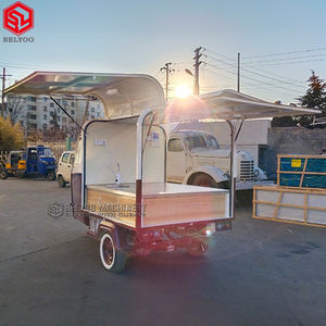 Belyoo <span class=keywords><strong>Tricycle</strong></span> électrique Tuk Tuk Ape Piaggio Chariot de nourriture Mobile Mini Hot Dog Chariot de café Camion de crème glacée Camion de restauration rapide à vendre - Product Image 3