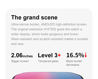 DT Watch 11 Smartwatch AMOLED-Bildschirm Anruffunktion 4GB Speicher Fitness-Tracker für Herren Sport Google Maps NFC GPS-Uhr