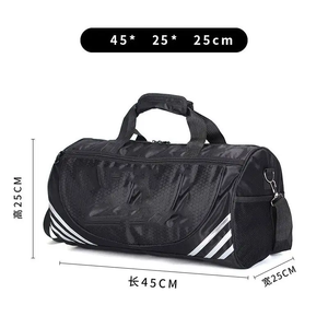 Bolsa de Lona de Viaje de Nailon Impermeable con Separación para Ropa Húmeda y Seca para Hombre para Deporte y Gimnasio de Alta Calidad con Logotipo Personalizado - Product Image 2
