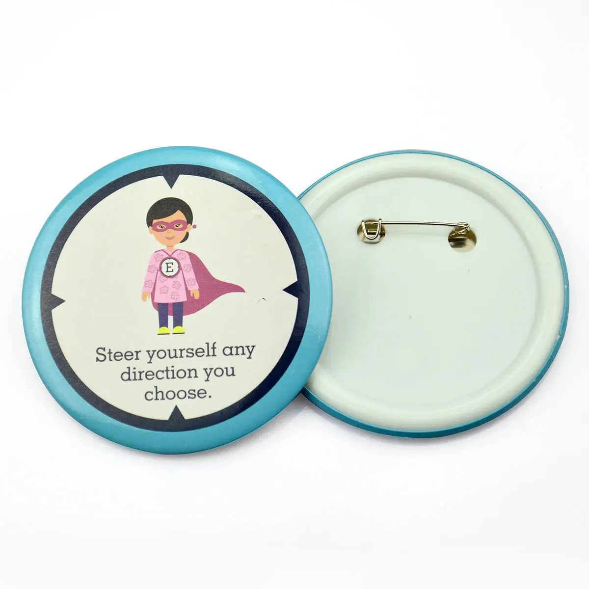 cadeaux promotionnels d'usine, Logo imprimé personnalisé, Badge de bouton rond vierge, boutons en fer blanc personnalisés