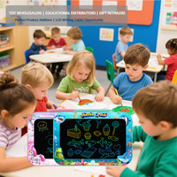 Tablette d'écriture LCD durable de 10 pouces, alimentée par batterie, panneau coloré personnalisable pour divertissement familial et cadeaux de réunion