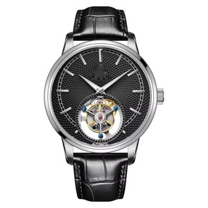 Reloj Tourbillon de Lujo de Acero Inoxidable con Logotipo Personalizado, Esfera de Cristal Luminosa, Manecillas con Puntero, Movimiento Automático, Reloj de Lujo para Hombre - Product Image 2