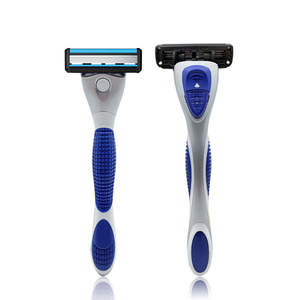 Afeitadora Recargable de 5 Cuchillas <span class=keywords><strong>para</strong></span> Hombre con Mango de Aleación de Zinc <span class=keywords><strong>para</strong></span> Afeitar <span class=keywords><strong>la</strong></span> <span class=keywords><strong>Cara</strong></span> y el Cuerpo - Product Image 3