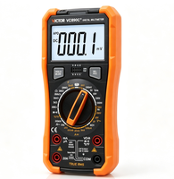 Multimètre numérique VICTOR VC890C+ True RMS, multimètre portable, testeur de température et de capacité