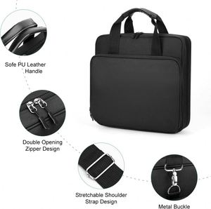Muestra gratuita, bolso para portátil personalizado con etiqueta privada, bolso para portátil ligero e impermeable para hombre, maletín de mano para uso diario y de oficina - Product Image 4