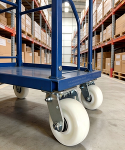 Roue pivotante auto-centrante de moyenne capacité pour chariot logistique et chariot de transfert logistique - Product Image 2