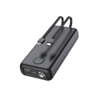 Nouveaux produits ODM Gadgets électroniques 2025 – Chargeur portable pour téléphone portable 22,5 W à charge rapide 20000 mAh Powerbank Micro USB LED