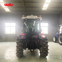Tracteur agricole Fruit 1204, 120 CV, braquage étroit de 2,2 m, 2 roues motrices/4 roues motrices, haute productivité