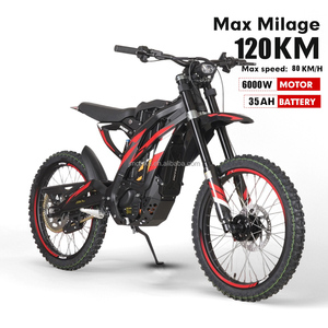 Fast Speed High Performance Motocross <b>72V</b> 35Ah Full Suspension Mountain E-Dirt Bike for Adults - Product Image 1