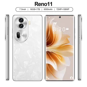 2024 Original 7.3inch Reno 11 pro 16GB+1TB Smartphone AMOLED Screen Android 10.0 Telephone 5G Smartphone With Face Unlock