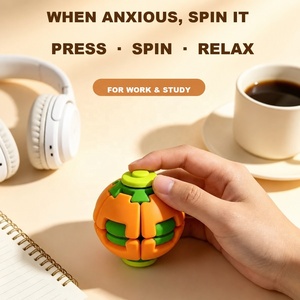 Jouets Squishy Personnalisés Anti-Stress, Fidget Spinner, Balle à Presser, Jouet Sensoriel Nouveauté, Clicker, Jouet Boîte 3D, Plastique Mignon, Vente en Gros - Product Image 3