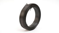 Fil de Jardin Rond en Métal Revêtu de PVC, Résistant aux Intempéries, Flexible, Noir et Vert