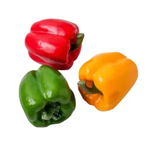 Artificial Green Peppers - Plastic Fruit/Vegetables