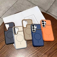 Casing Ponsel Pintar Magnetik Nirkabel untuk Samsung S26 Plus, Pelindung Anti Benturan untuk Samsung S26 Ultra S25U S24U S23U
