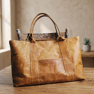 Sac à main de luxe en cuir pour femme BS INTERNATIONAL, grande capacité, avec bandoulière chaîne, fermeture éclair, léger - Product Image 5