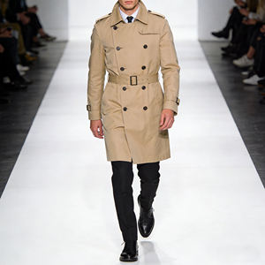 Abito da Uomo Moderno Urban Silhouette, Vestibilità Slim, Giacca Esecutiva di Media Lunghezza con Cintura - Product Image 4