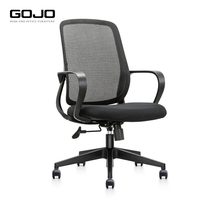 Chaise de bureau de direction en maille de luxe au design moderne, pivotante à 180 degrés, inclinable, avec fonction de levage, chaise de conférence confortable