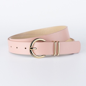 Ceinture Décontractée Décorative en Cuir PU et Alliage pour Femme, Haut de Gamme, Polyvalente, Tendance, avec Boucle Ardillon Simple pour Pantalon Stock Jessi - Product Image 6