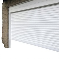 Ventes directes d'usine, porte de garage à enroulement avec isolation thermique en mousse PU, caractéristiques de prévention des incendies, design moderne