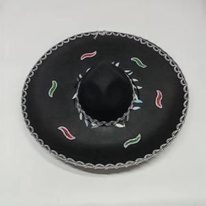 Sombrero Fedora de Ala Ancha Extra Grande, Estilo Mexicano, para Carnaval, Disfraz de Halloween - Product Image 6