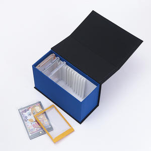 Porte-cartes en cuir PU de qualité supérieure avec logo personnalisé, fermeture magnétique, vente en gros - Product Image 1