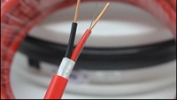 Lpcb-Kabel 2C * 0,7/0,8mm PVC-ummanteltes Brand melde kabels ystem für 1,5/2,5/4 mm2 Rauchmelder