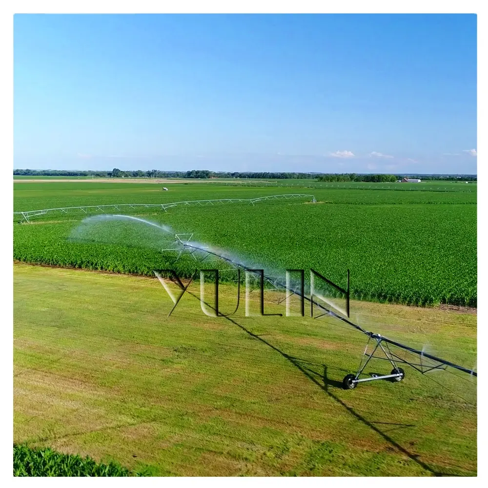 Sistema de riego por pivote central para agricultura y maquinaria de riego de granja grande