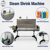 Machine de rétraction d'étiquettes semi-automatique à vapeur BS1135 en promotion avec générateur de vapeur pour emballage alimentaire et de boissons (bande/feuille)