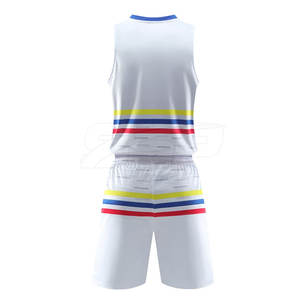 Uniforme de basket-ball imprimé avec logo personnalisé de haute qualité Conception unique Vêtements de sport respirants Ensembles de grande taille avec vente en gros Style - Product Image 2