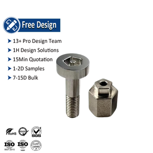 Tornillos de seguridad para máquina antirrobo, rosca fina, de acero inoxidable, para matrícula, tuercas de seguridad ISO - Product Image 1