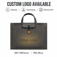 Bolso de Mano para Portátil de Cuero PU, Compartimento Tipo Acordeón, Resistente a Arañazos, Funda Protectora para Ordenador, Maletín para Portátil de Oficina