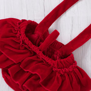 Vêtements pour bébés en gros, combinaisons en coton pour filles avec nœud rouge, fournisseur chinois - Product Image 6