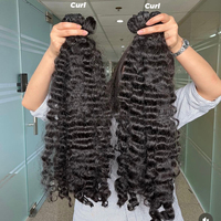 Extensiones de Cabello Humano Ondulado Natural, Cabello Virgen Indio en Paquetes, Venta al Por Mayor, Cabello con Cutícula Alineada
