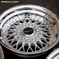 GREENLOOP Jantes forgées 3 pièces haute brillance pour voitures particulières 20 22 pouces 5x114.3 5x112 5x130 pour Mercedes BMW RR Benz