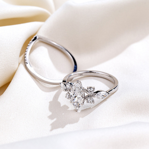 Bague pour femme MSR-2120 en or 14 carats, style ancien, avec diamant <span class=keywords><strong>marquise</strong></span> de 1,5 carat cultivé en laboratoire, personnalisable - Product Image 3
