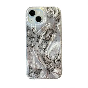 Stoßfest transparent für iPhone-Hülle TPU-Material für iPhone 15 pro max Telefongehäuse