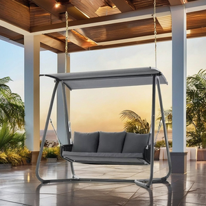 <span class=keywords><strong>YOHO</strong></span> เก้าอี้โยกสำหรับศาลากลางแจ้ง, เก้าอี้ชิงช้าสำหรับลานบ้านพร้อมคุณสมบัติโยก - Product Image 6