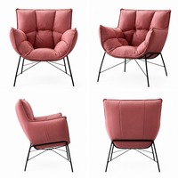 Canapé de salon moderne en gros avec structure en fer et revêtement en tissu, plusieurs couleurs, pour salon et bureau, approvisionnement direct usine